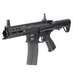 G&G ARP556 AEG in matte black with adjustable sights and a high-capacity magazine