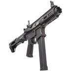 G&G Arp9 AEG Airsoft Rifle in Black with Adjustable Stock and Picatinny Rail System