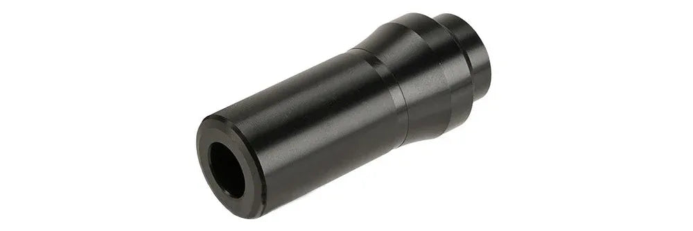ASG AIRSOFT SILENCER in sleek black design for enhanced airsoft gun performance