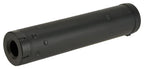 ASG AIRSOFT SILENCER in matte black finish for reducing sound on airsoft weapons