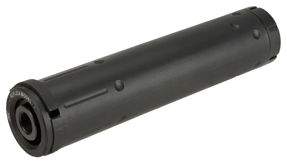 ASG AIRSOFT SILENCER in matte black for reduced noise during airsoft gameplay
