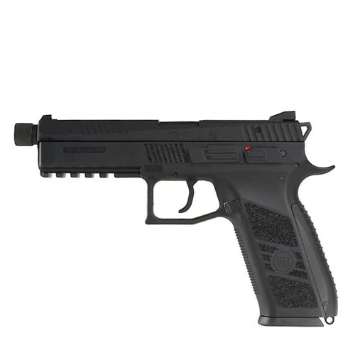 ASG CZ P09 BLACK CO2 air pistol with modern design and tactical features for shooting enthusiasts