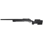 ASG M40 airsoft sniper rifle in black with long barrel and adjustable stock for precision shooting