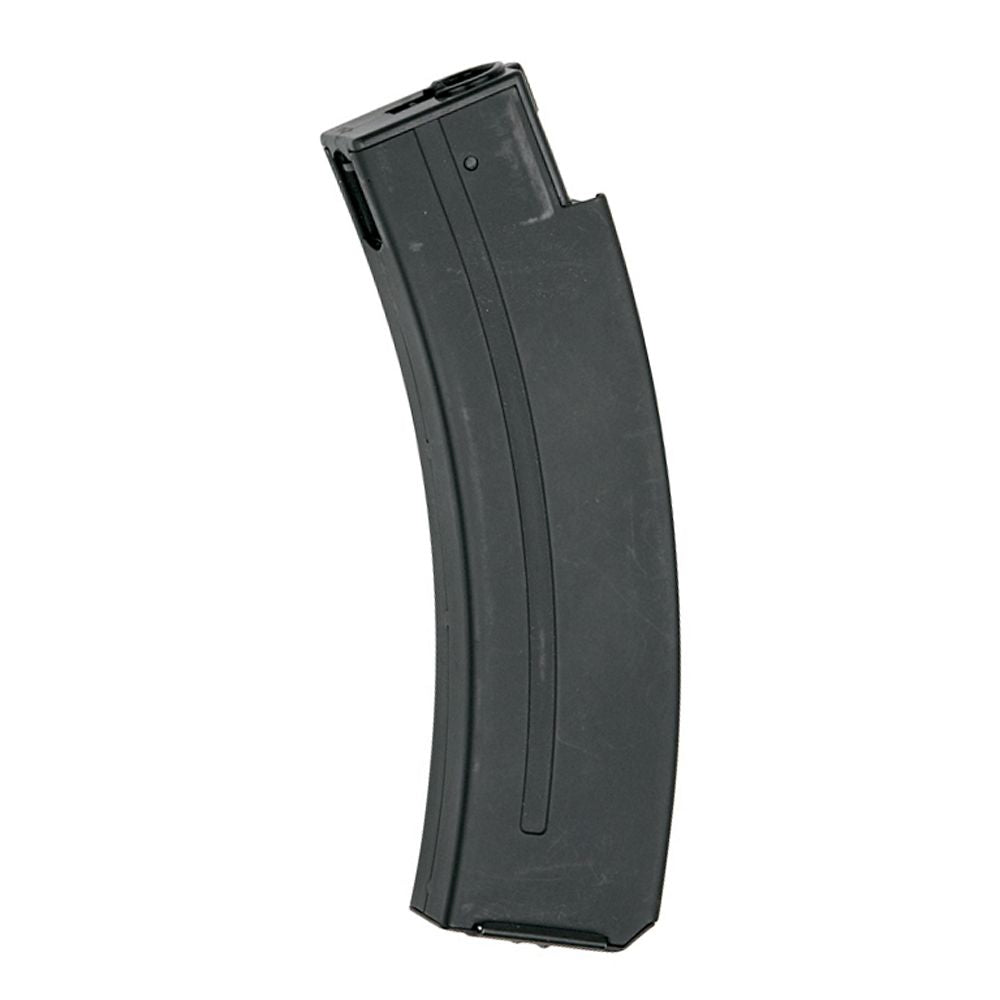Black curved replacement airsoft magazine MAG ASG SCORPION by ASG for Scorpion style SMG