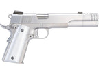 AW CUSTOM NE31 HITMAN 1911 Pistol with a sleek silver finish and ergonomic grip for precision shooting