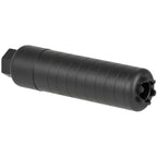 E&C barrel extension airsoft accessory in black for enhanced shooting stability and performance