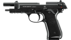 UMAREX Pietro Beretta airsoft pistol in black with detailed grip and metal finish beretta airsoft