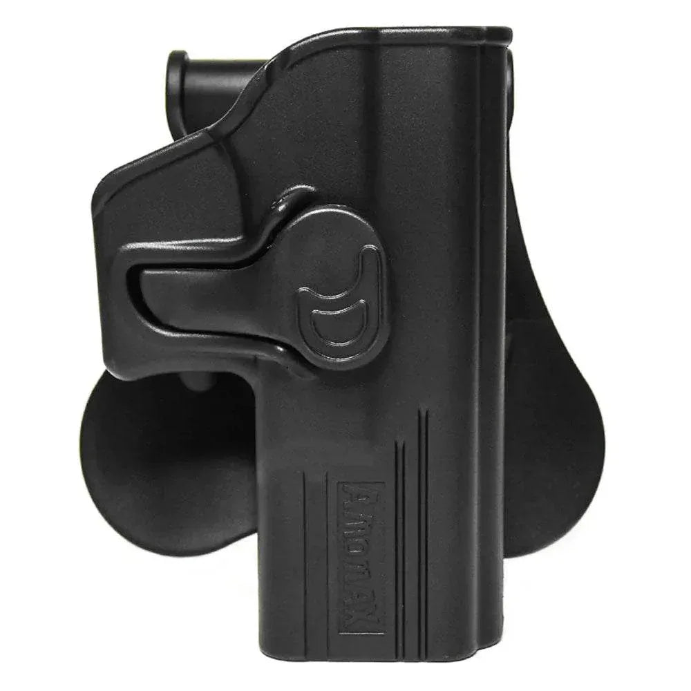 AMOMAX Tactical AIRSOFT HOLSTER designed for secure and adjustable handgun retention