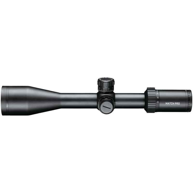 Bushnell 6-24x50 rifle scope in black with precision adjustment knobs and matte finish
