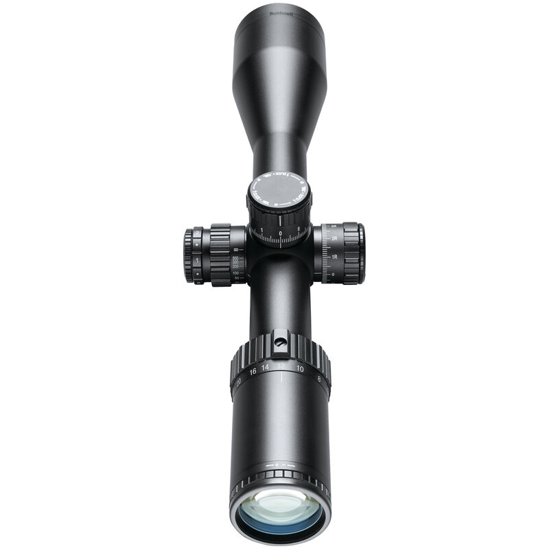 Bushnell 6-24x50 rifle scope with adjustable turrets and large objective lens for precision shooting