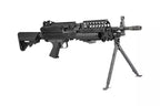 CLASSIC ARMY MK46 AEG with Adjustable Bipod and Tactical Rail System for Airsoft Enthusiasts