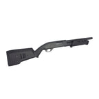 CYMA M870 MP CM 356M airsoft shotgun with black synthetic stock and pump action tactical foregrip