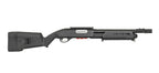 CYMA M870 MP CM 356M airsoft shotgun black tactical pump action with adjustable stock and top rail