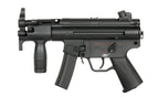 CYMA MP5K airsoft gun AEG compact black submachine replica with vertical foregrip and magazine