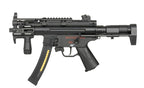 CYMA Platinum MPA PDW airsoft gun compact black AEG submachine pistol with folding stock and foregrip