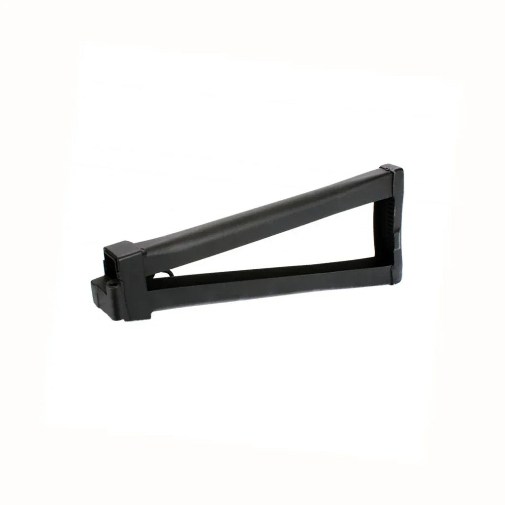 CYMA METAL STOCK USED for enhanced stability and performance in airsoft rifles