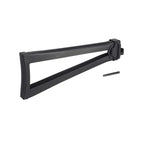 CYMA METAL STOCK USED for optimal stability and performance in airsoft rifles