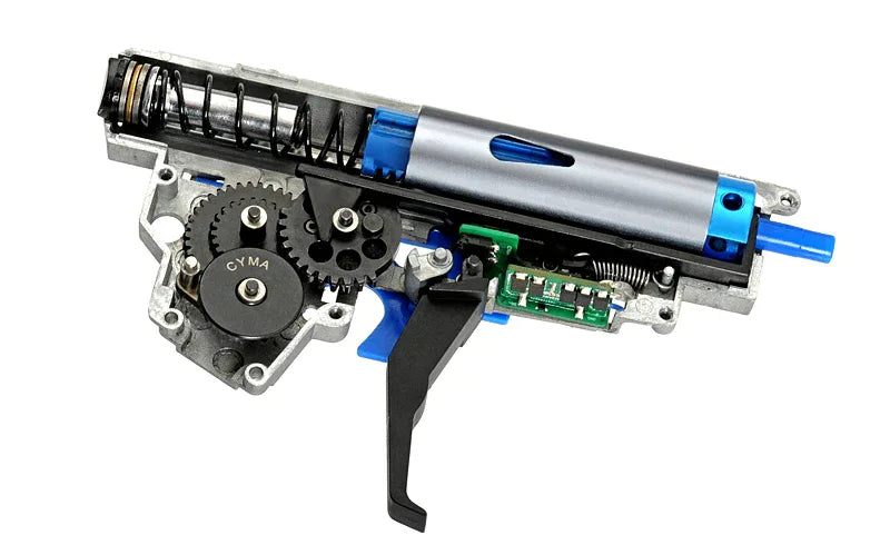 CYMA PLATINUM MP5 PDW Gearbox Assembly with High-Performance Components for Airsoft Guns