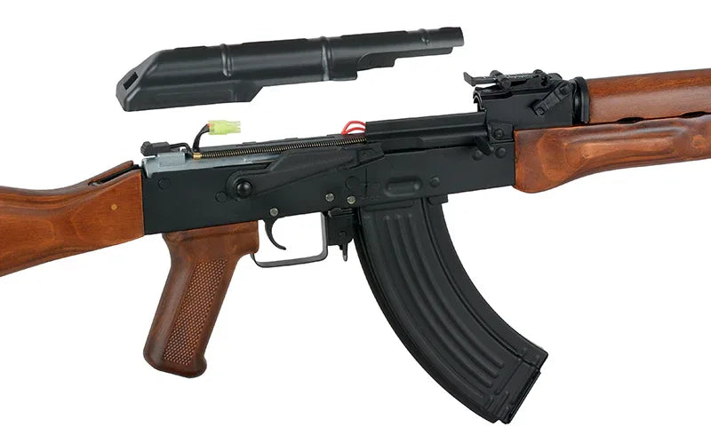 Double Bell AKM Airsoft Gun with Realistic Design and Functional Features for Tactical Play