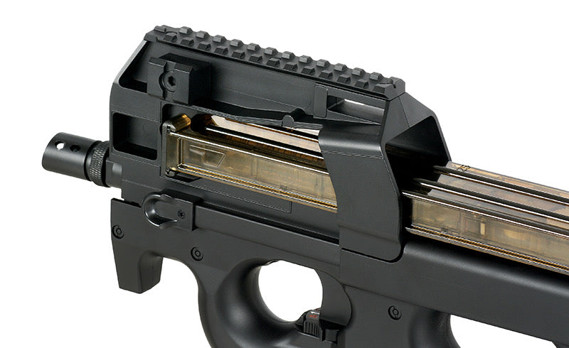 DOUBLE BELL DB-90 P90 AEG with detailed receiver and integrated rail for attachments