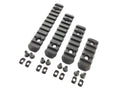 DOUBLE BELL PICATINNY RAILS FOR M-LOK in different sizes, suitable for mounting accessories on firearms