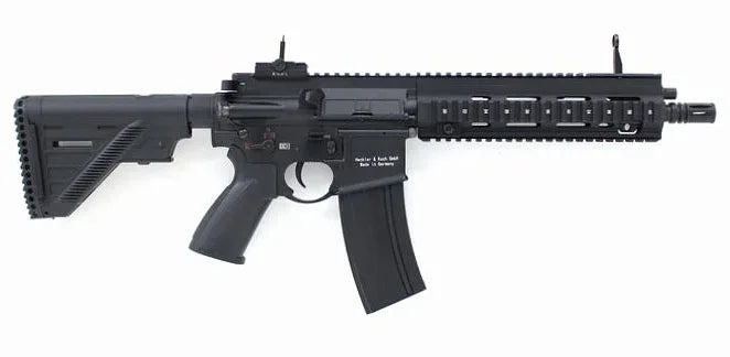 DOUBLEBELL DB-416 A5 AEG electric airsoft rifle with tactical features and adjustable stock