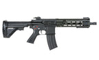 Double Bell DB-416D airsoft rifle black AEG M4 style with adjustable stock and railed handguard