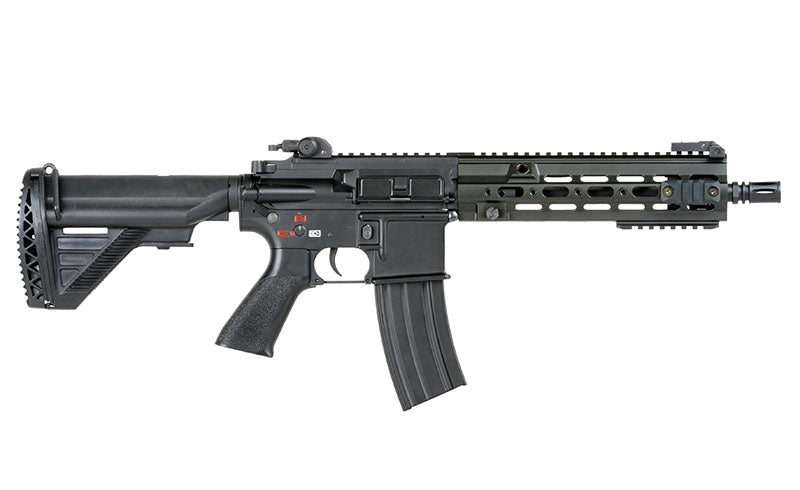 Double Bell DB-416D airsoft rifle black AEG M4 style with adjustable stock and railed handguard