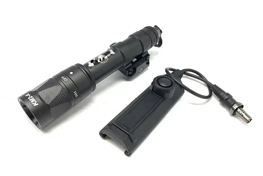 Surefire Tactical Flashlight with Dual Function Switch for Versatile Operation and Control