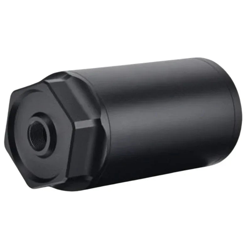 Silverback DUMMY SUPPRESSOR in matte black finish for airsoft guns and training use