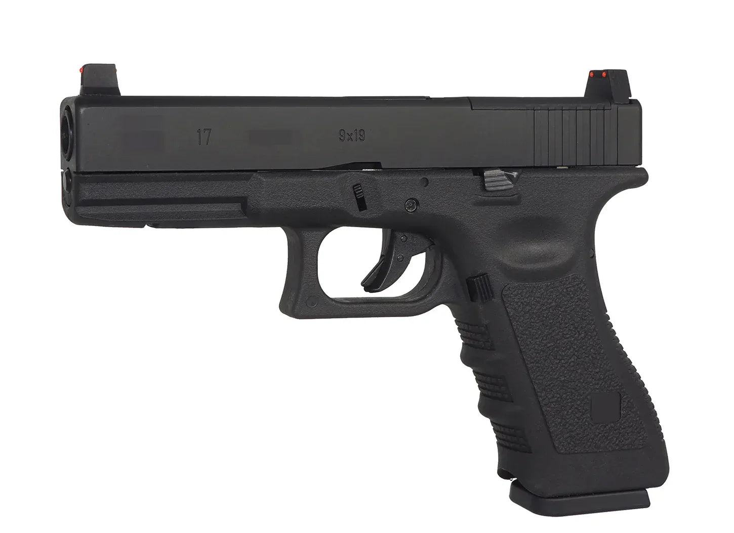 E&C G17 MOS GEN 3 GBB Airsoft Pistol with Realistic Features and Textured Grip