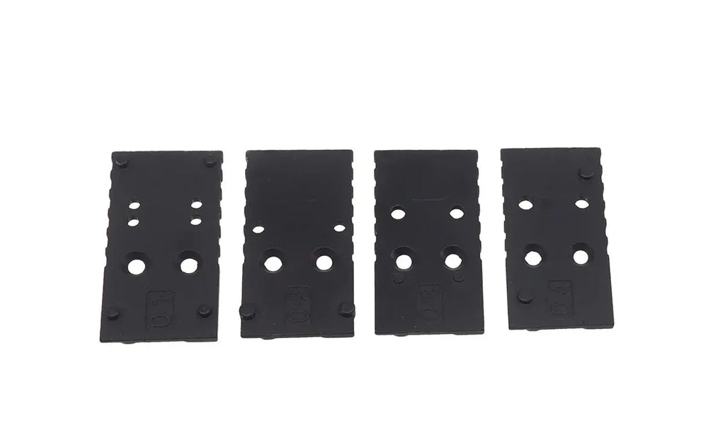 E&C G17 MOS GEN 3 GBB Mounting Plates Set for Optics with Durable Black Finish