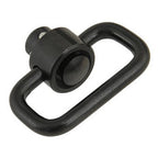 E&C QD SLING SWIVEL in durable black metal for secure attachment and quick adjustments