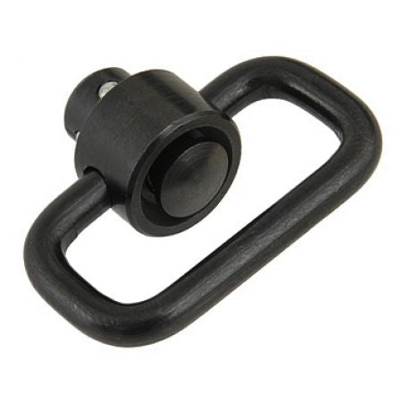 E&C QD SLING SWIVEL in durable black metal for secure attachment and quick adjustments