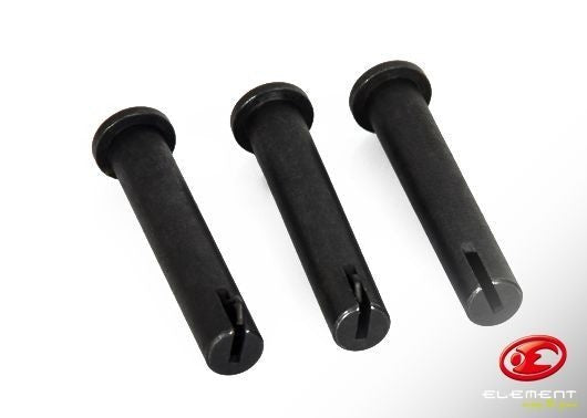 Set of three ELEMENT lock pins designed for secure fastening in various applications