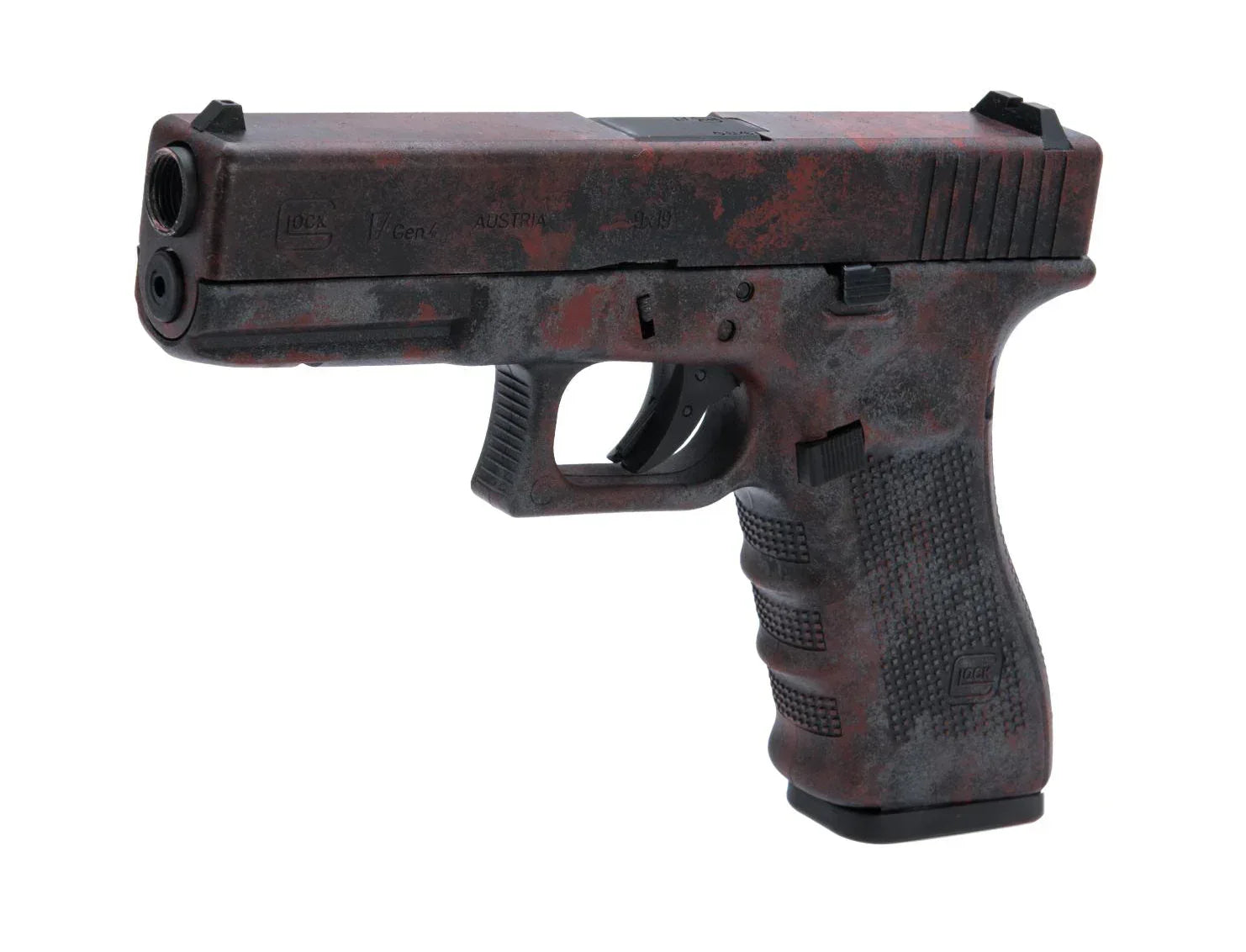 ELITE FORCE G17 GATE OF HELL GBB AIRSOFT pistol with a unique distressed finish