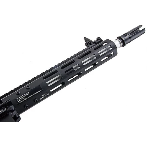 EMG NOVESKE N4 black AR upper with slim MLOK handguard flip front sight and flash hider