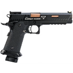 EMG LICENSED JW3 2011 COMBAT MASTER CO2 Airsoft Pistol with ergonomic grip and tactical design
