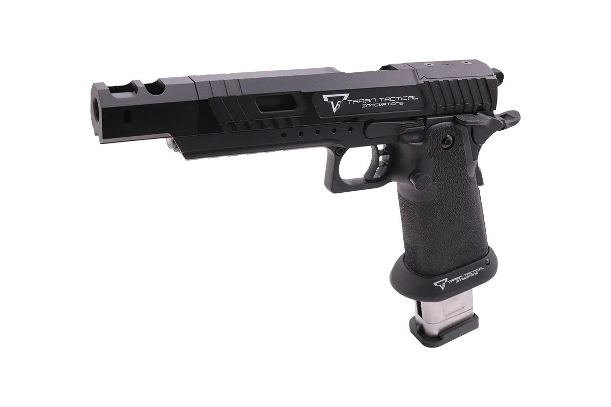 EMG TTI COMBAT MASTER ALPHA GBB airsoft pistol with modern design and textured grip