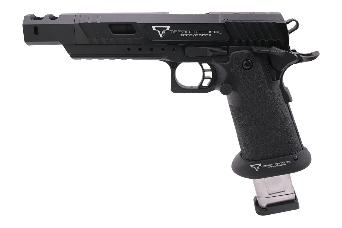 EMG TTI COMBAT MASTER ALPHA GBB airsoft pistol with ergonomic grip and tactical design