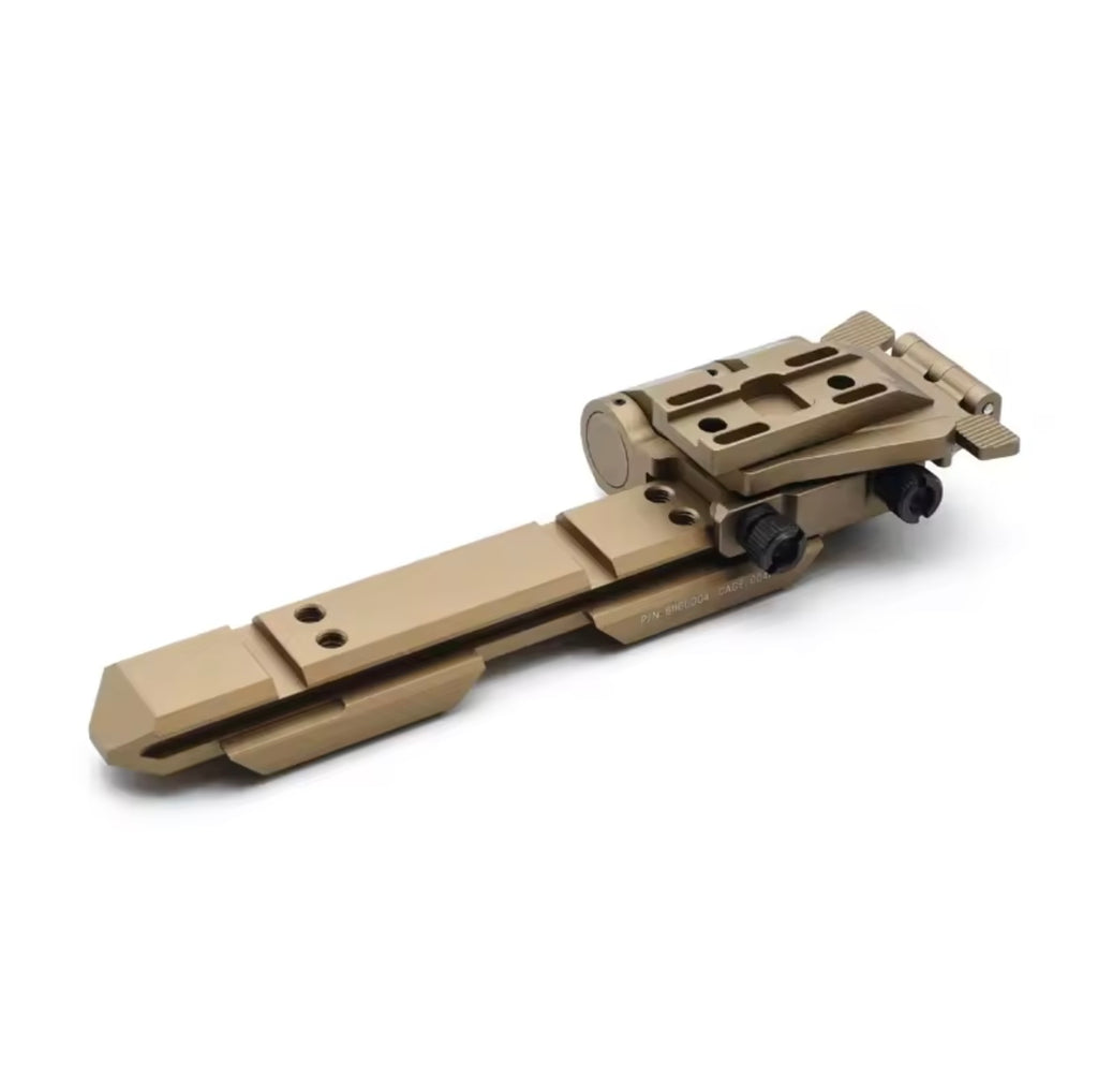 HOLY WARRIOR EOTECH FLIP MOUNT RISER SYSTEM in tan color for tactical firearm accessories