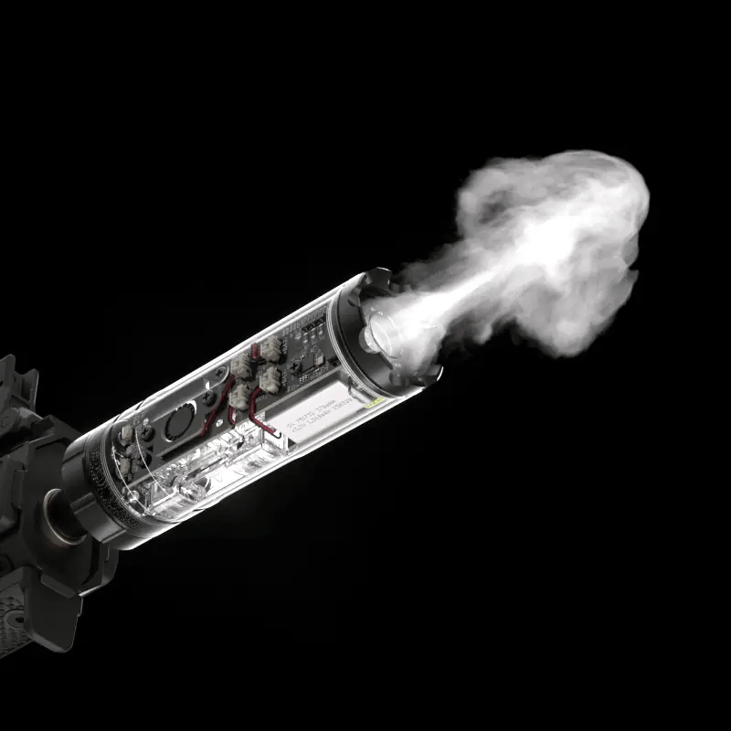 ESHOOTER ESSENTIAL OIL FLARE SMOKY with sleek design and vapor output for aromatic experiences