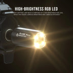 ESHOOTER FLARE MONO TRACER UNIT with high-brightness RGB LED for enhanced visibility in low light