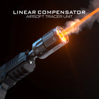 ESHOOTER FLARE MONO V804 TRACER Linear Compensator with Orange Light for Airsoft Gaming