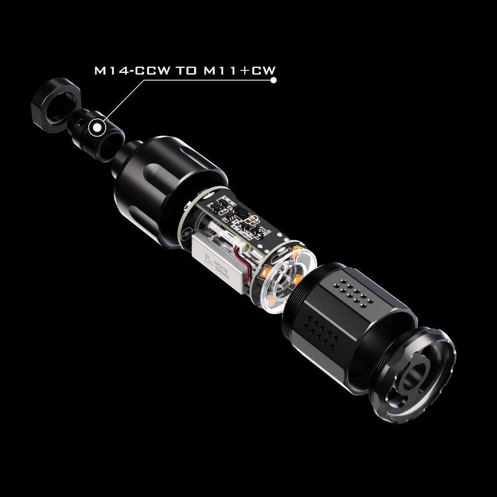 ESHOOTER FLARE MONO V804 TRACER with detailed internal components and design showcasing precision engineering