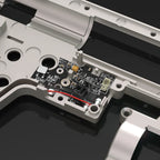 Internal components of ESHOOTER KESTREL V2 BASIC ETU with circuitboard and wiring details