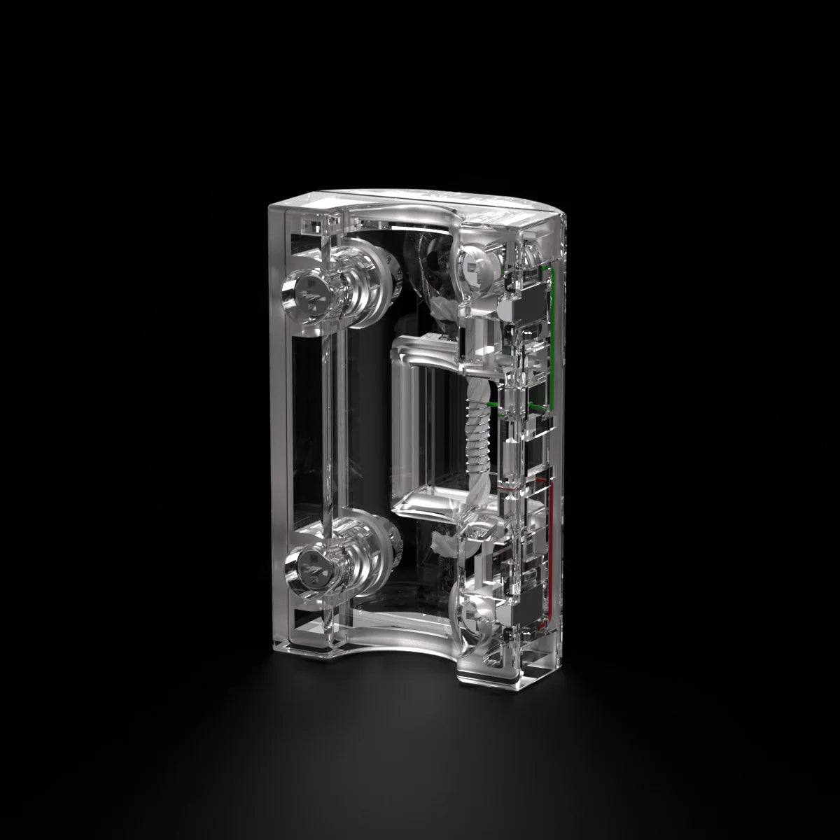 ESHOOTER SPLIT OIL TANK FLARE SMOKY with a transparent design for stylish oil storage