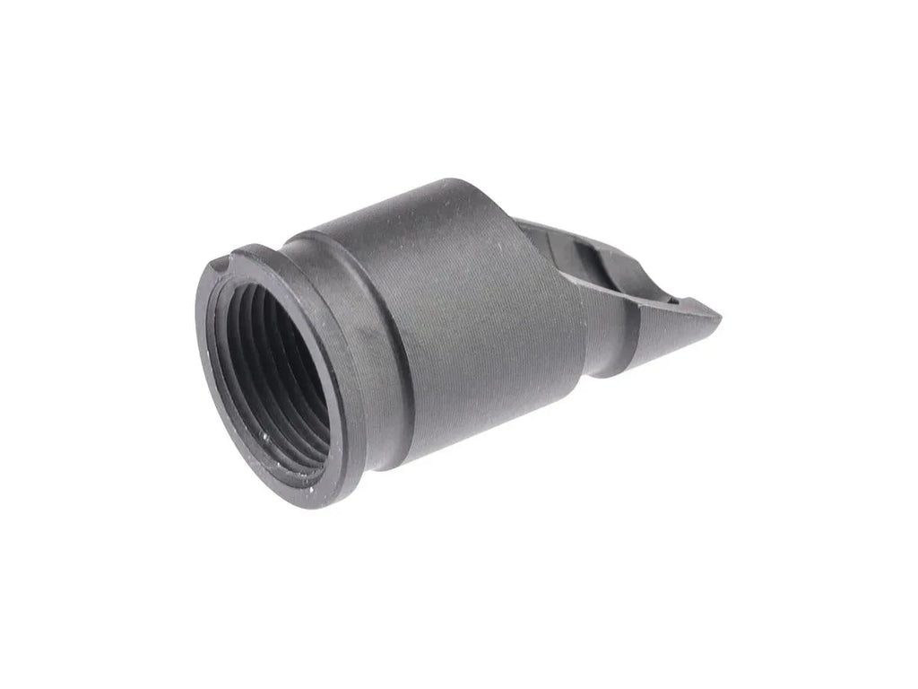 Double Bell Flash Hider for Airsoft Rifles with Durable Metal Construction