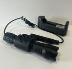 District Airsoft Tactical Flashlight with Pressure Switch and Battery Charger for Airsoft Accessories