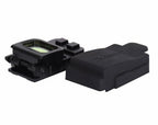 Flip red dot sight for airsoft with adjustable brightness settings and durable design for accuracy